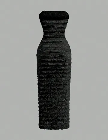 Rochie lunga SHEIN CURVE, negru
