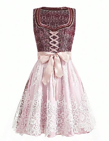 Rochie scurta SHEIN, visiniu/roz