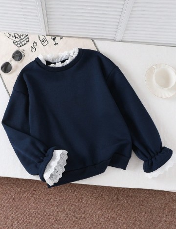 Bluza Shein Kids, bleumarin