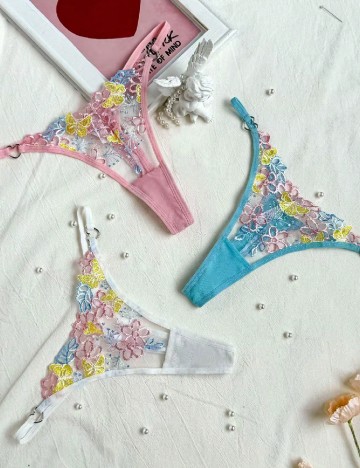 Set chiloti 3 perechi SHEIN, mix culori