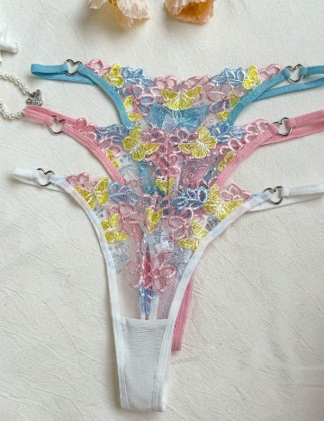 Set chiloti 3 perechi SHEIN, mix culori