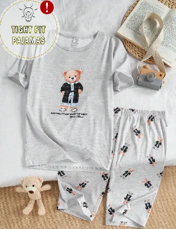 Pijama Shein Kids, gri