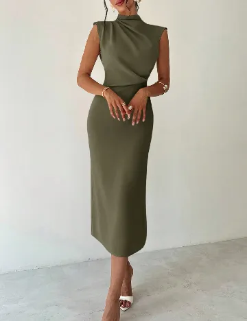 Rochie medie SHEIN, verde