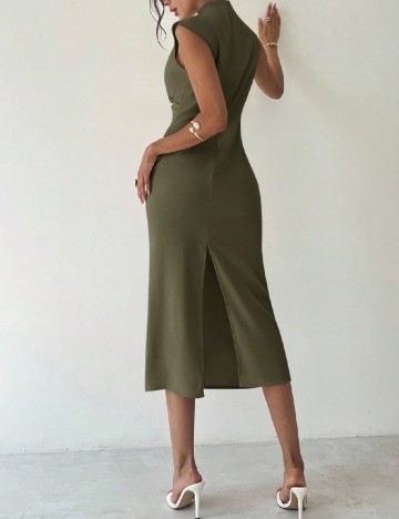 Rochie medie SHEIN, verde