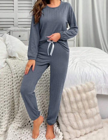 Pijama SHEIN, albastru