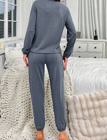 Pijama SHEIN, albastru