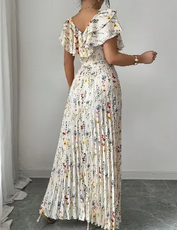 Rochie lunga SHEIN, crem