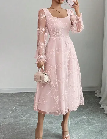 Rochie medie SHEIN, roz
