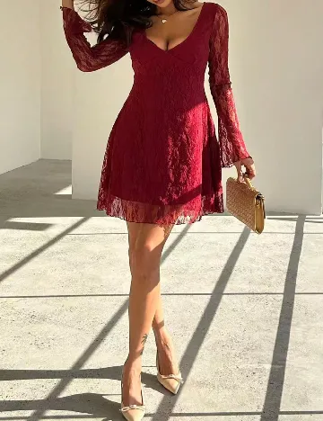 Rochie scurta SHEIN, visiniu