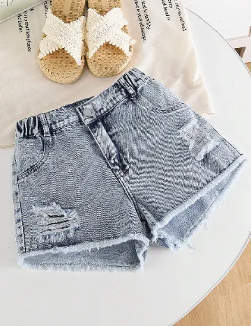Pantaloni scurti Shein Kids, albastru
