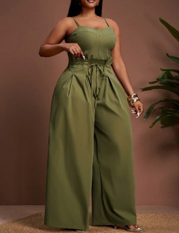 Compleu SHEIN CURVE, verde