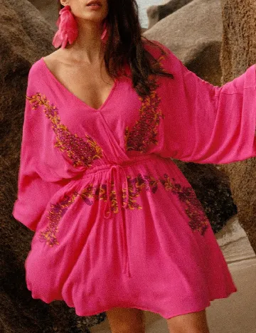 Rochie scurta Anewsta, roz