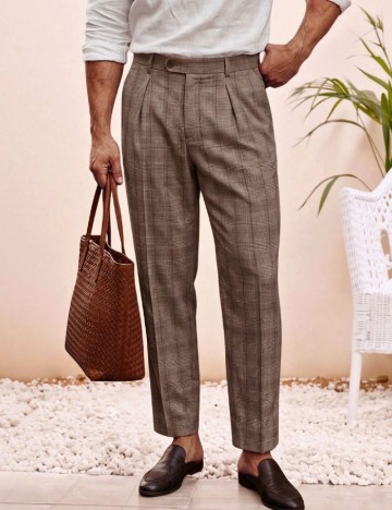 Pantaloni SHEIN, maro