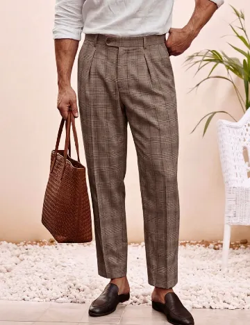 Pantaloni SHEIN, maro