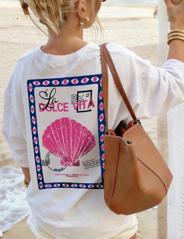 Tricou Shein Kids, alb