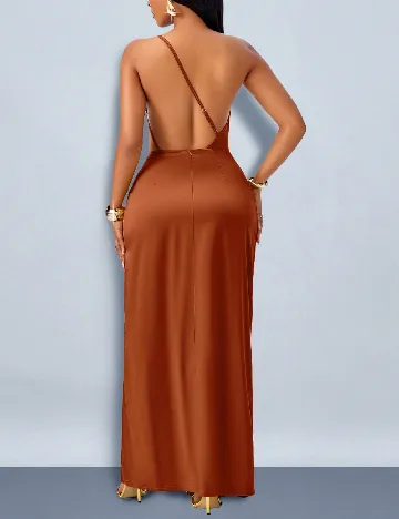 Rochie lunga SHEIN, caramiziu