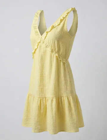 Rochie scurta SHEIN, galben