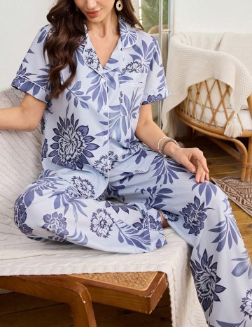 Pijama SHEIN, albastru