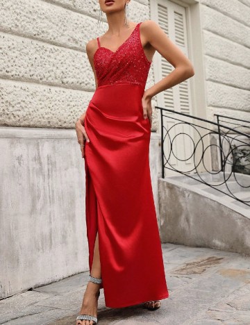 Rochie lunga SHEIN, rosu