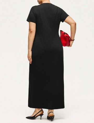 Rochie medie SHEIN CURVE, negru