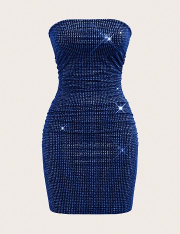 Rochie scurta SHEIN, albastru