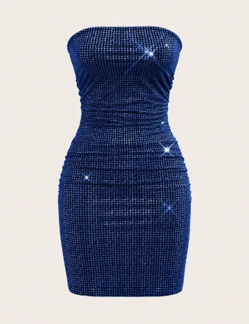 Rochie scurta SHEIN, albastru