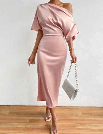 Rochie medie SHEIN, roz