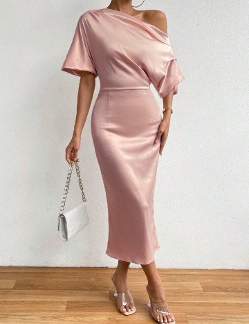 Rochie medie SHEIN, roz