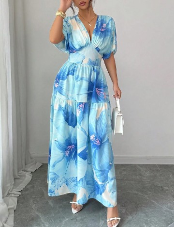 Rochie lunga SHEIN, turcoaz