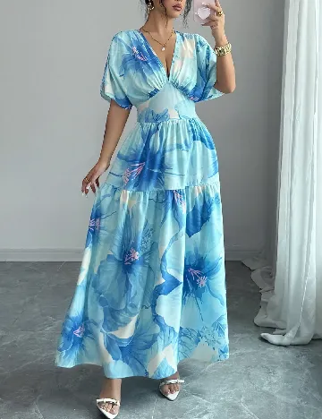 Rochie lunga SHEIN, turcoaz