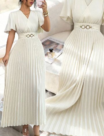Rochie lunga SHEIN, ecru