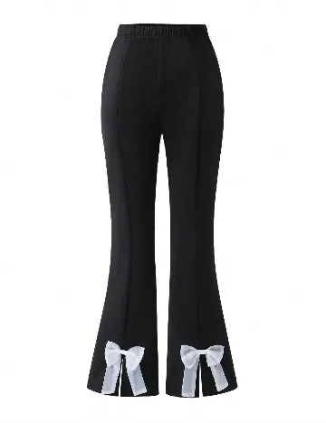 Pantaloni Shein Kids, negru