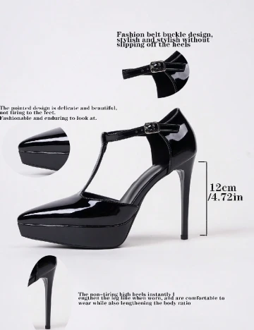 Pantofi SHEIN, negru
