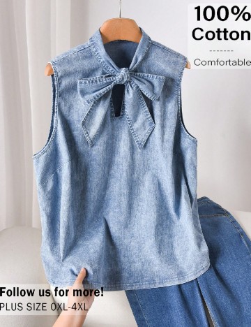 Bluza SHEIN CURVE, albastru