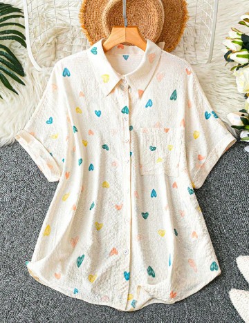 Camasa SHEIN CURVE, crem