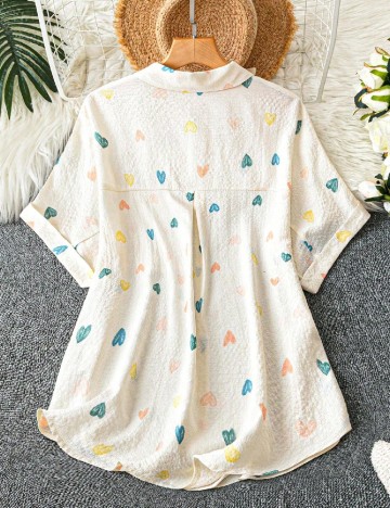 Camasa SHEIN CURVE, crem