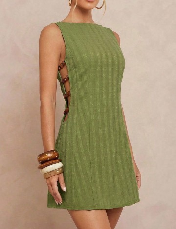 Rochie scurta SHEIN, verde