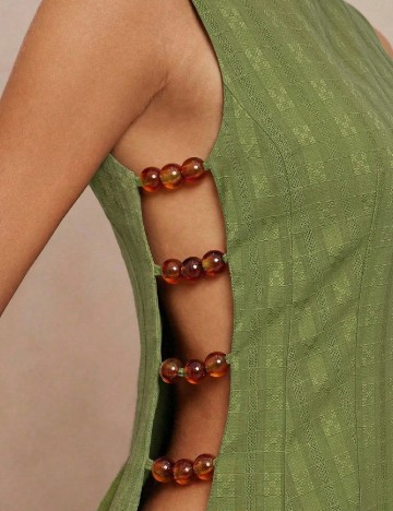 Rochie scurta SHEIN, verde