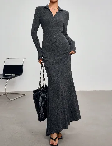 Rochie lunga SHEIN, gri