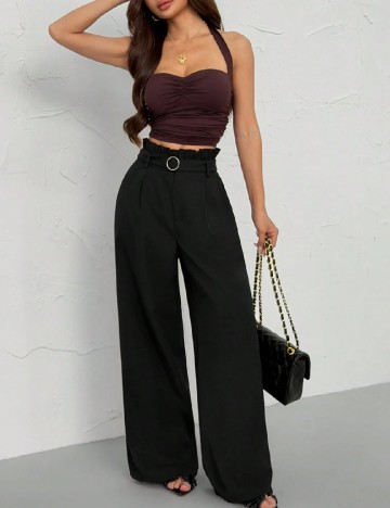 Pantaloni SHEIN, negru
