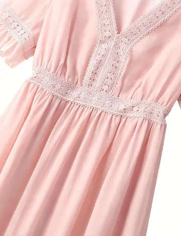 Rochie lunga SHEIN CURVE, roz