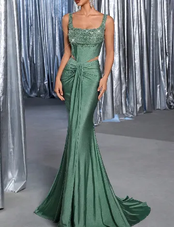 Rochie lunga SHEIN, verde