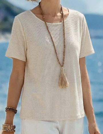 Tricou SHEIN, crem
