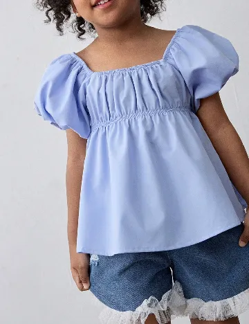 Bluza Shein Kids, albastru