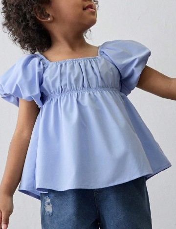 Bluza Shein Kids, albastru