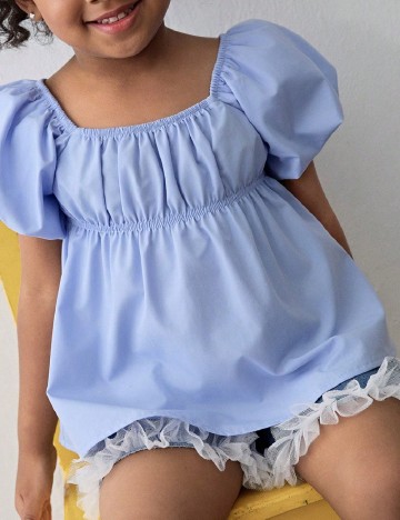 Bluza Shein Kids, albastru