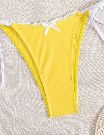 Costum de baie SHEIN, galben