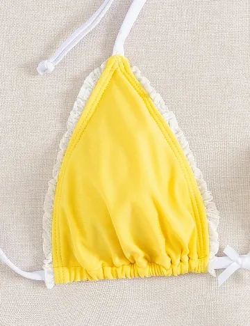 Costum de baie SHEIN, galben