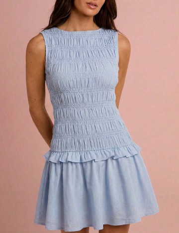 Rochie scurta SHEIN, albastru