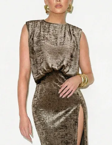 Rochie lunga SHEIN, maro